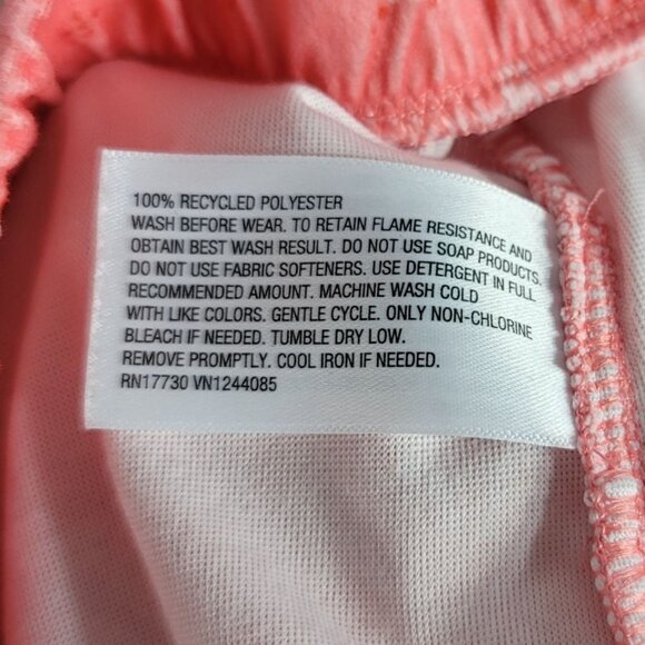 Art Class Pajama Lounge Set Pink Size 10 Large Button Top Pull On Shorts Paisley - Picture 11 of 11